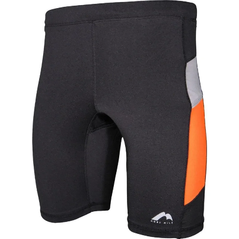 Men's Board Shorts for SurfingMore Mile More-Tech Mens Short Running Tights - Black