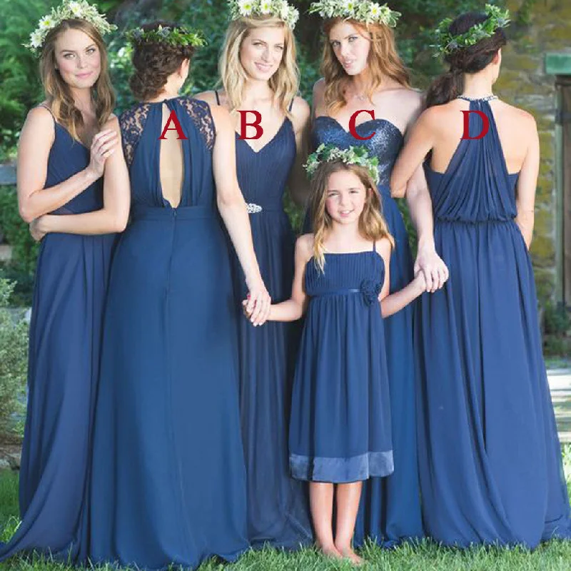 Velvet DressMismatched Chiffon Sequin Roayl Blue Lace Long Wedding Bridesmaid Dresses, WG365 Velvet DressMismatched Chiffon Sequin Roayl Blue Lace Long Wedding Bridesmaid Dresses, WG365