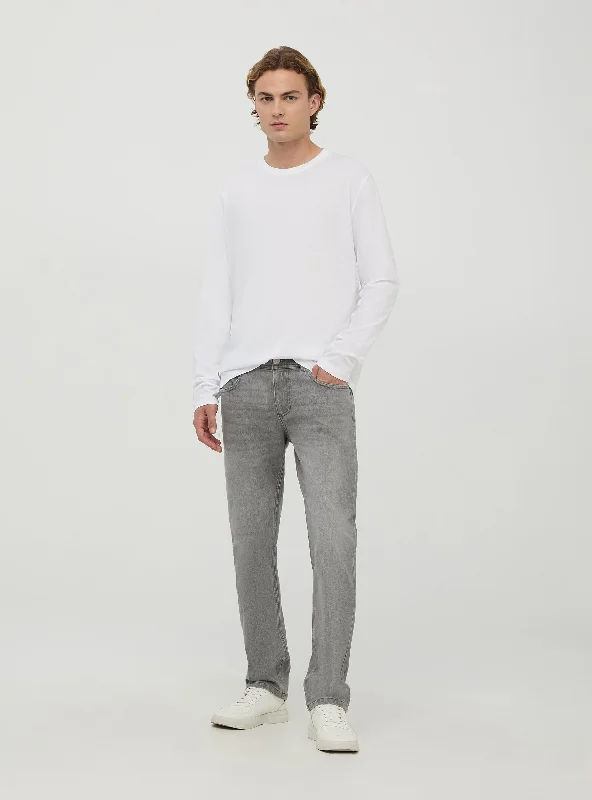 Elegant Straight-Leg Men's JeansMan's Long pants jeans