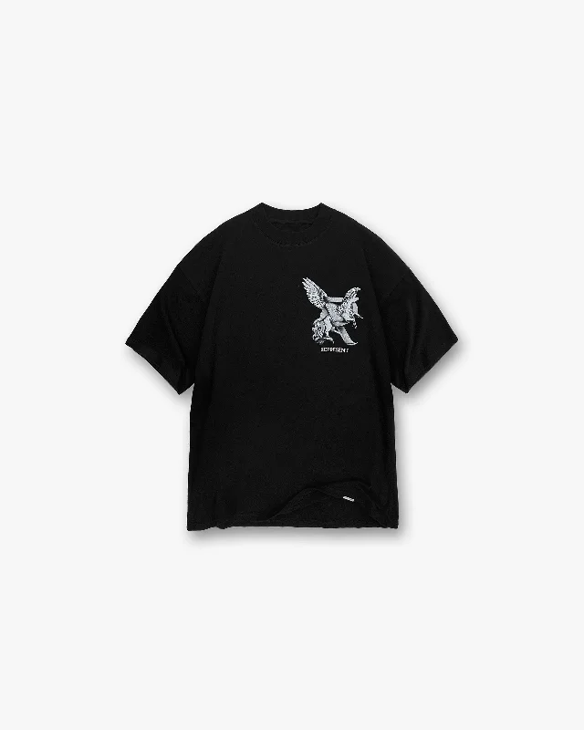 Men's Shirts with Roll-Up SleevesElegance In Motion T-Shirt - Jet Black