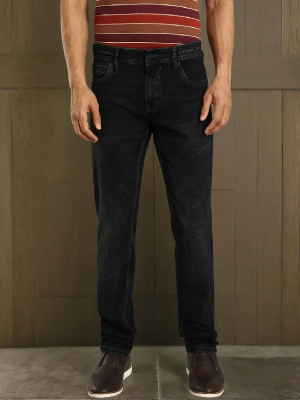 Oversized Relaxed-Fit Men's JeansMen Brooklyn Fit Stretchable Jeans