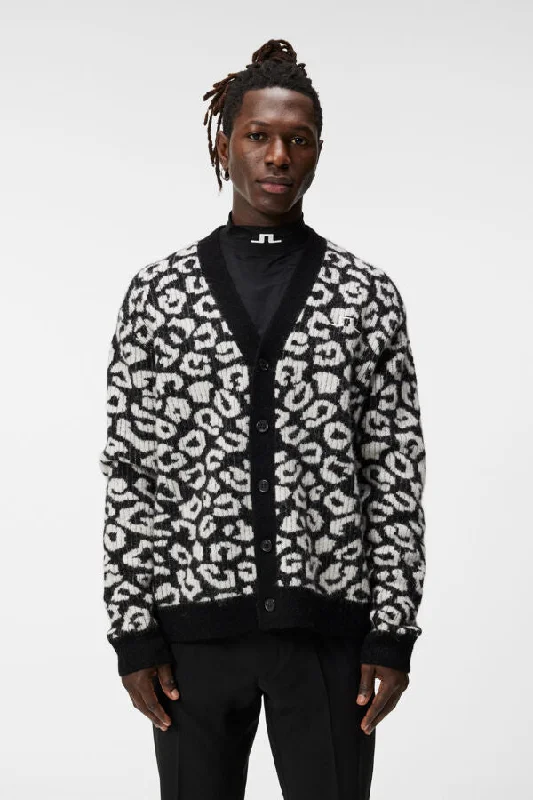 Men's Sweaters with Appliqué DetailsFrederic Jacquard Cardigan