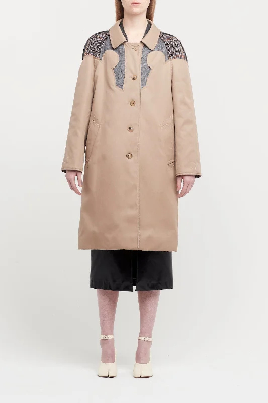 Cool Men's JeansMaison Margiela Single Breasted Trench Coat