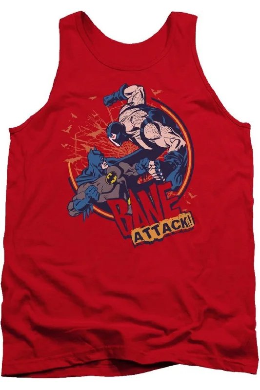 Men's Shirts with Snap ButtonsBatman Bane Attack! Adult Tank Top