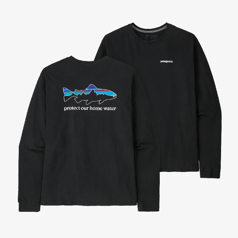 Men's Shirts with Button-Down CollarsMen's Long-Sleeved Home Water Trout Responsibili-Tee®