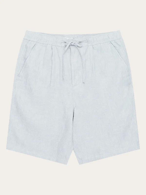 Men's Party Pants for a Fun Night OutLoose Linen shorts - Dusk Blue
