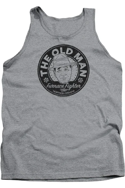 Men's Shirts with French CuffsA Christmas Story The Old Man Adult Tank Top