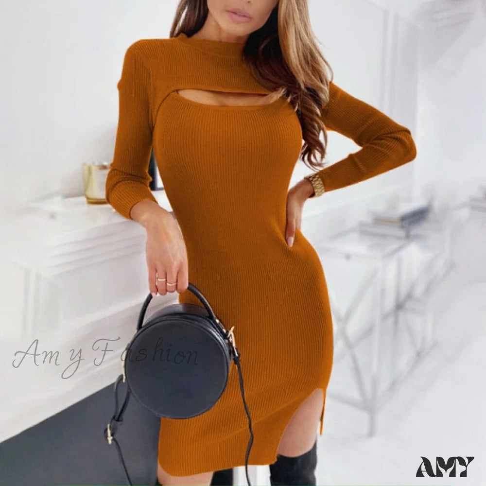 Brown  Dresses