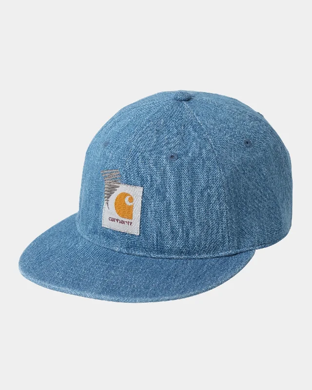 Men's Jeans Made in USACarhartt WIP x INVINCIBLE Denim 6-Panel Cap | Blue (stone washed)