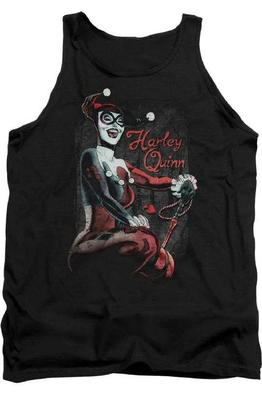 Men's Shirts with Appliquéd SleevesBatman Laugh It Up Adult Tank Top