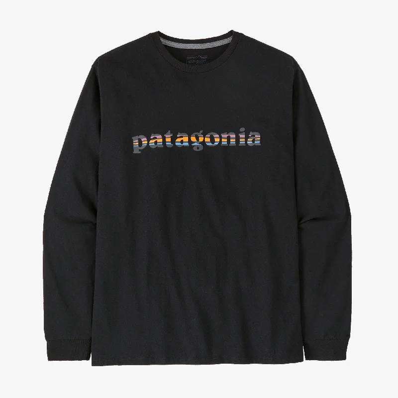 Men's Shirts with Double-Breasted DesignsMen's Long-Sleeved '73 Text Logo Responsibili-Tee®