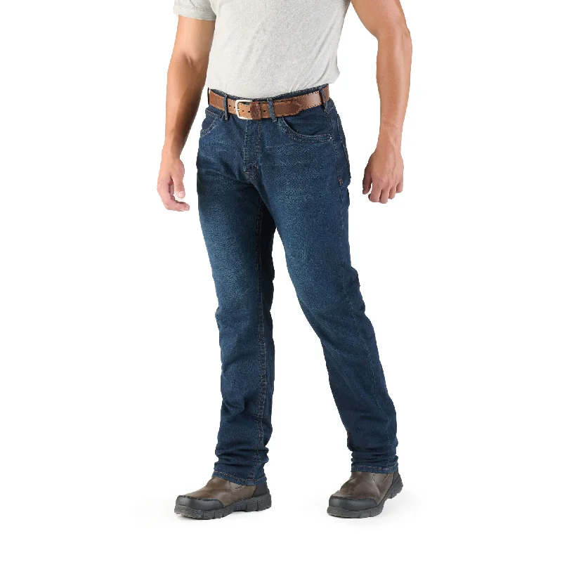 Men's Jeans with Embroidered LogosHighland Flex Relaxed Fit Straight Leg Jean
