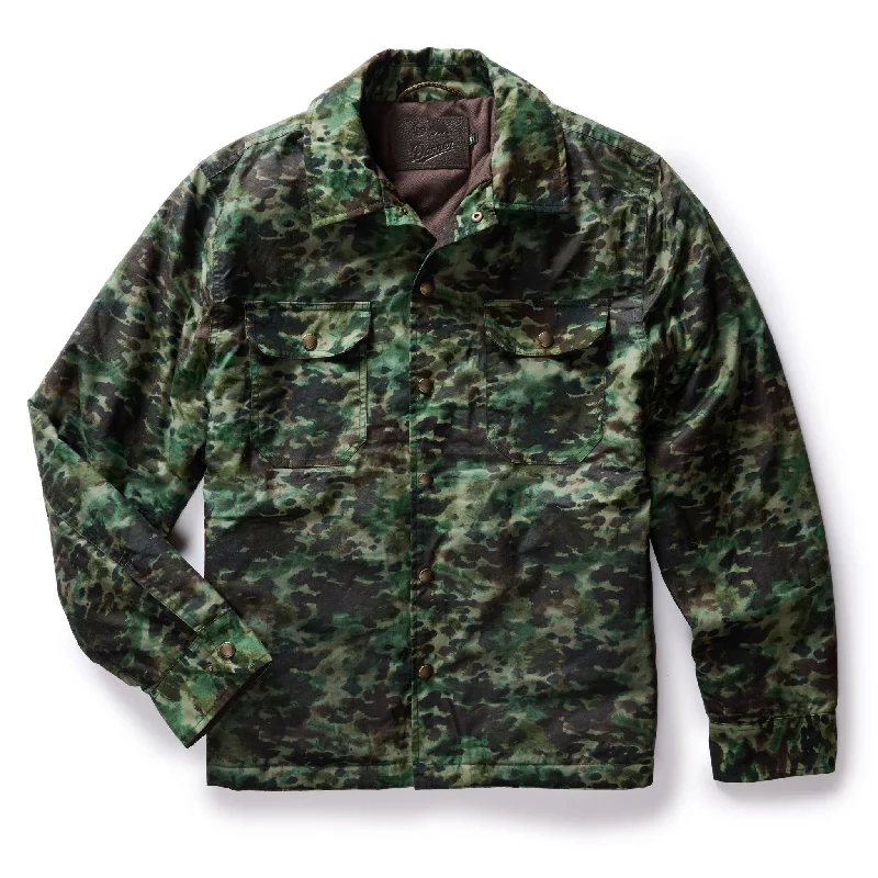 Lightweight Men's WindbreakersThe Venture Jacket in Painted Camo Waxed Canvas