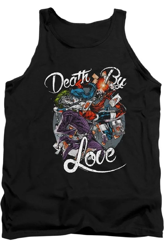 Men's Shirts with Wingtip CollarsBatman Death By Love Adult Tank Top
