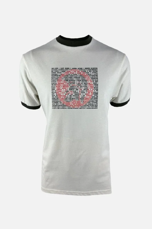 Men's Flowy Shirts for a Relaxed LookTrojan Records - TC1039 Ecru Artist Logo - T-Shirt Men's Flowy Shirts for a Relaxed LookTrojan Records - TC1039 Ecru Artist Logo - T-Shirt