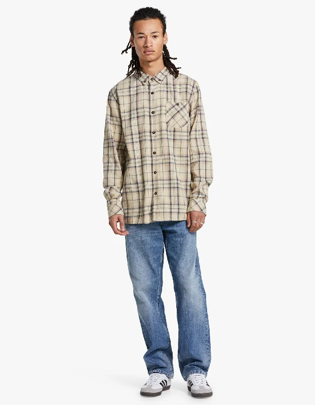 Men's Patterned Pants with Camouflage PrintsBoatyard Shirt - Tan/Blue Check