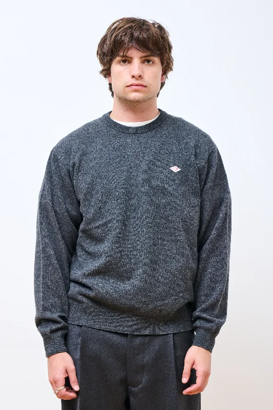 Men's Sweaters for Winter SportsCrew Neck P.O L/S Carbon