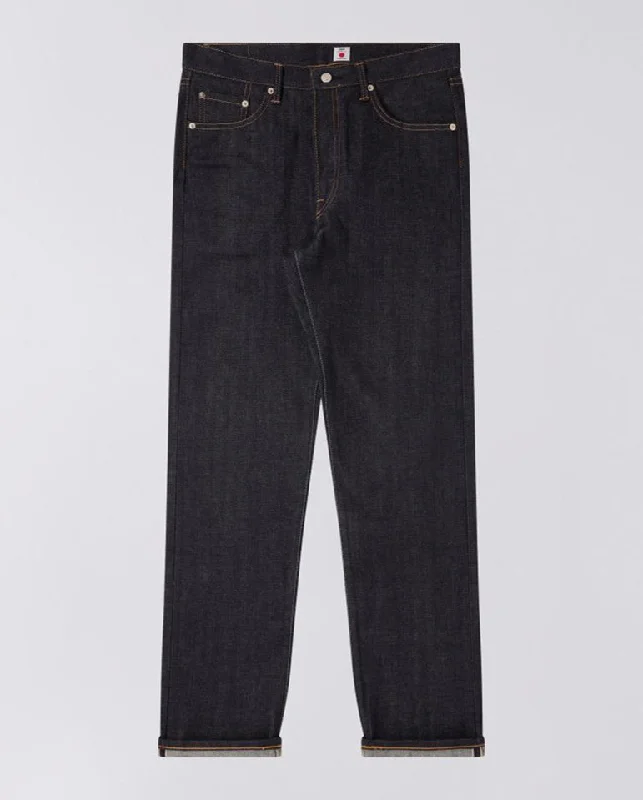 Men's Skinny Jeans with Stretch FabricLoose Straight Kurabo, Red Selvage BLUE UNWASHED Men's Skinny Jeans with Stretch FabricLoose Straight Kurabo, Red Selvage BLUE UNWASHED