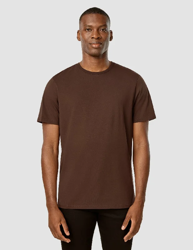Men's Shirts with Moisture-Wicking FabricSupima T-Shirt Espresso