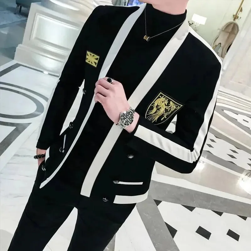 Unique Men's Flight JacketsMen Blazer - Embroidered Blazer