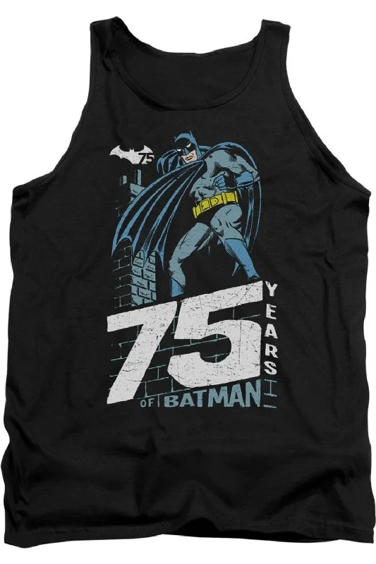 Men's Shirts with Scoop NecksBatman Rooftop Adult Tank Top