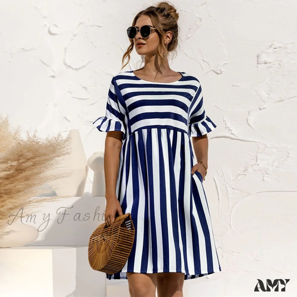 women's cotton dressesAmy Fashion - Elegant A Line Patchwork Beach Party Female Dress women's cotton dressesAmy Fashion - Elegant A Line Patchwork Beach Party Female Dress