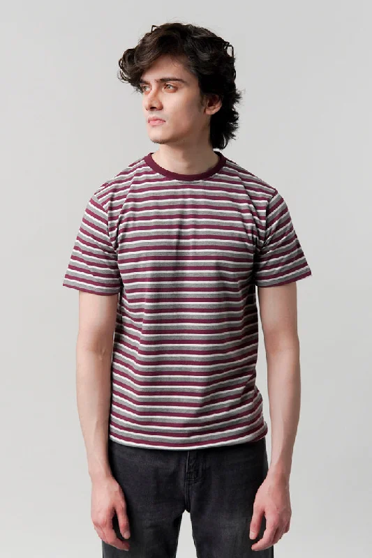 Men's Shirts for FishingStriped T-Shirt - Multicolor