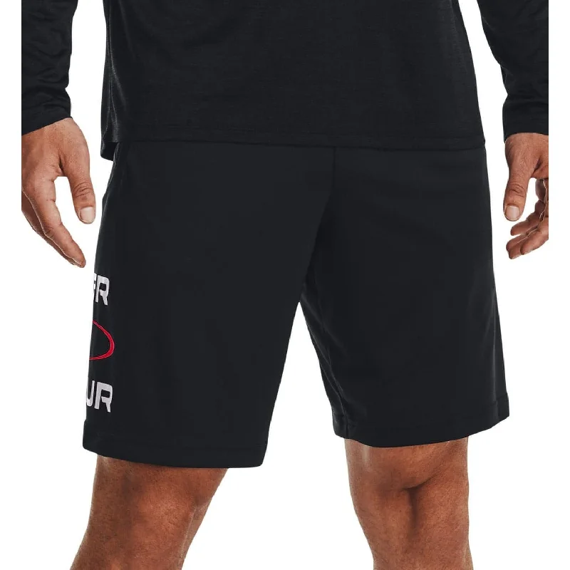 Men's Pants with Stretchable Fabric for FlexibilityUnder Armour Tech Wordmark Graphic Mens Training Shorts - Black Men's Pants with Stretchable Fabric for FlexibilityUnder Armour Tech Wordmark Graphic Mens Training Shorts - Black