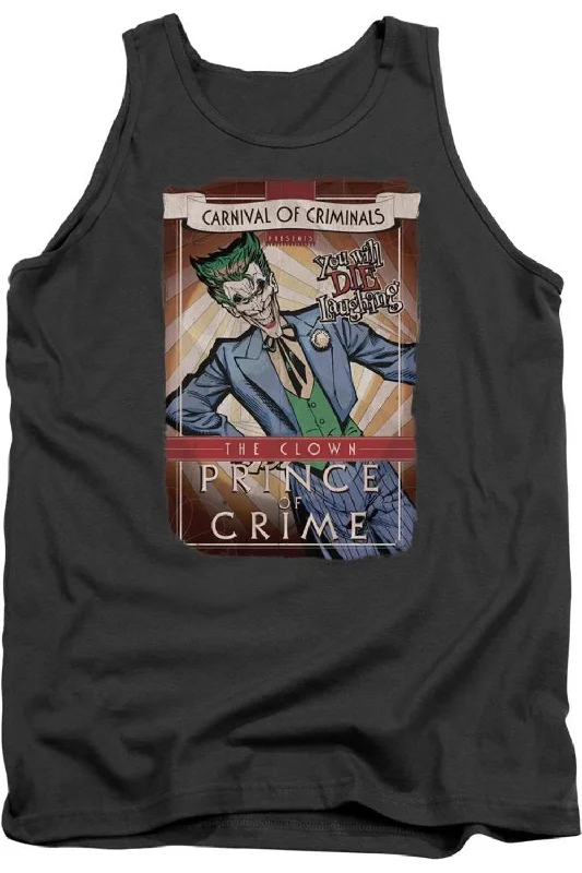 Men's Shirts with Short PlacketsBatman Clown Prince Adult Tank Top