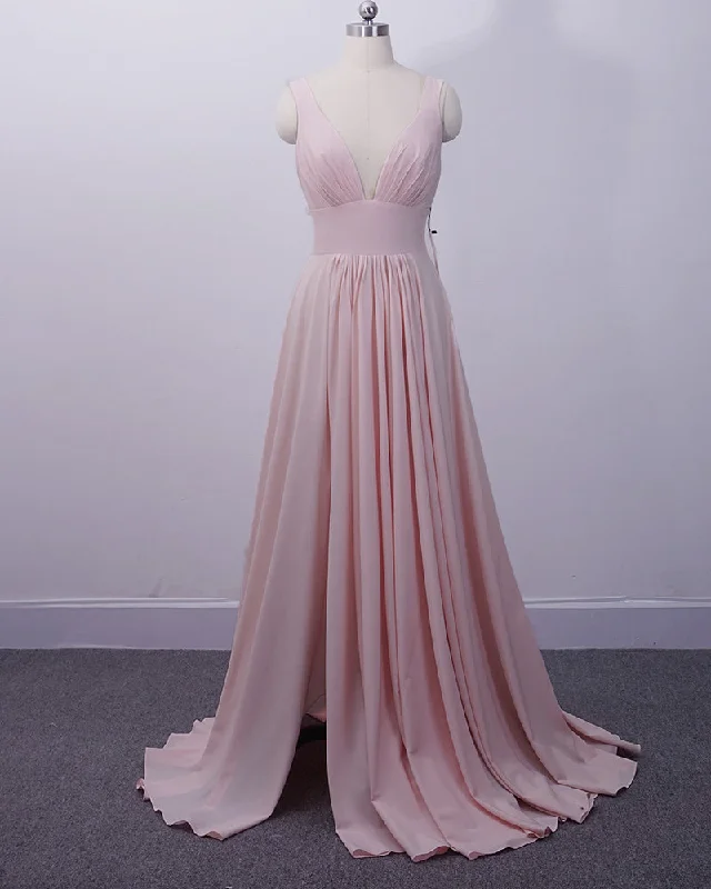Nursing DressBlush Pink Bridesmaid Dresses Long Women Sexy Slit V Neck Women Wedding Party Gown Nursing DressBlush Pink Bridesmaid Dresses Long Women Sexy Slit V Neck Women Wedding Party Gown