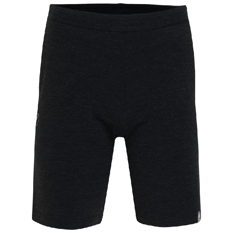 Men's Pants with Deep PocketsMens Merino Blend 200 PJ Shorts (Black Melange)