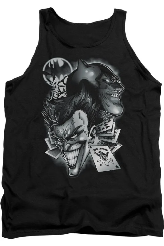 Men's Shirts with Striped PatternsBatman Archenemies Adult Tank Top