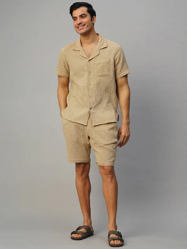 Men's Bootcut Jeans for a Flattering ShapeMen's Khaki Cotton Loose Fit Shirt