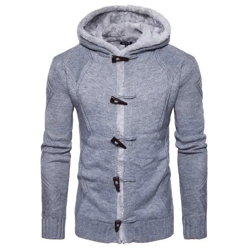 Men's Sweaters with ZippersBuckle Cardigan Sweater For Men