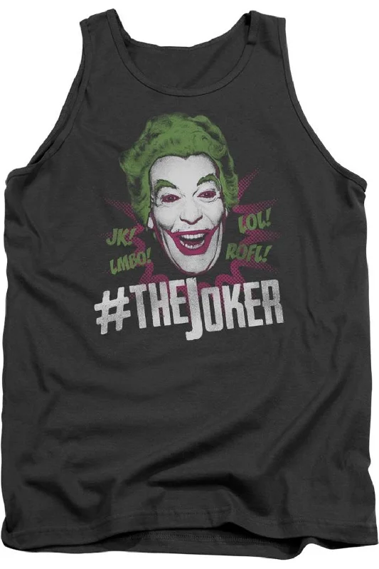 Men's Shirts with Animal PrintsBatman Classic Tv #joker Adult Tank Top