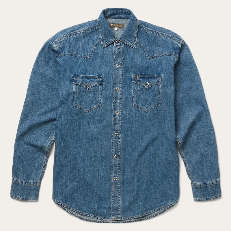 Unique Men's Jeans DesignsClassic Denim Shirt