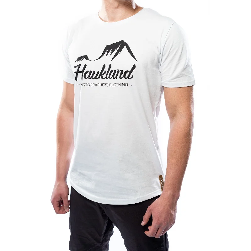 Men's Shirts with Contrast CollarsHaukland T-Shirt White (Auslaufmodell)