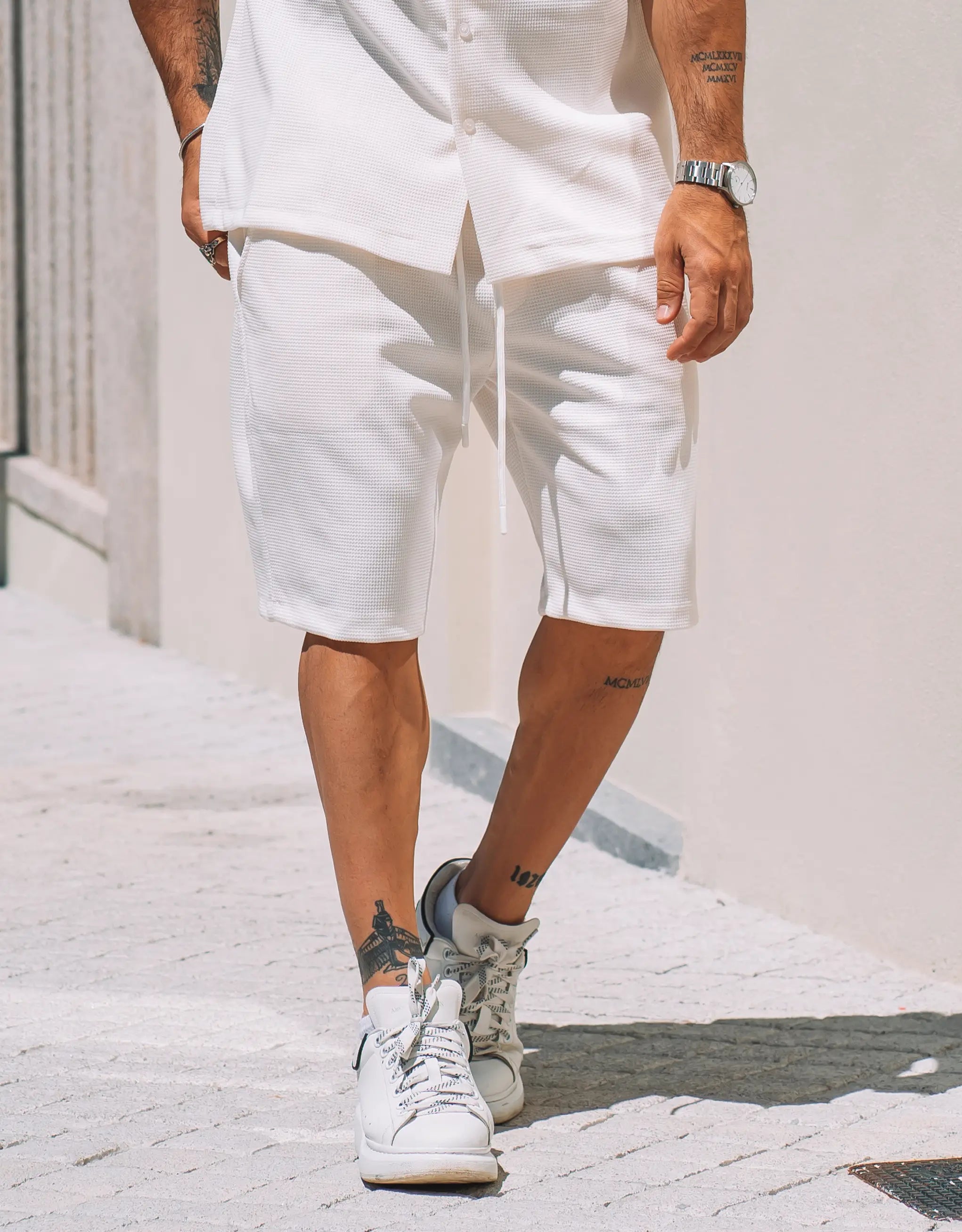 Men's Pants with Antimicrobial TreatmentShort Waffle