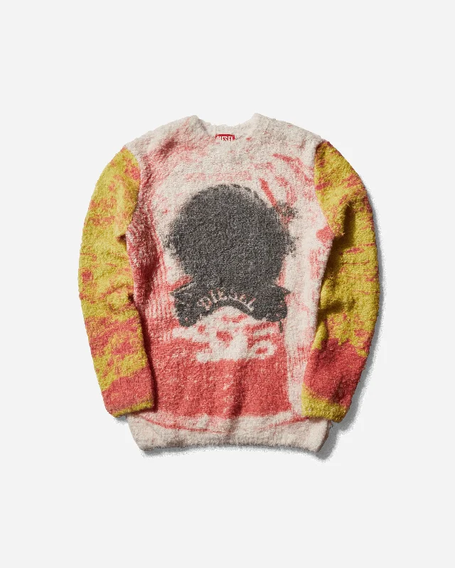 Men's Sweaters with Hidden PocketsMen's Sprayed Graphic Crewneck Sweater Multicolor