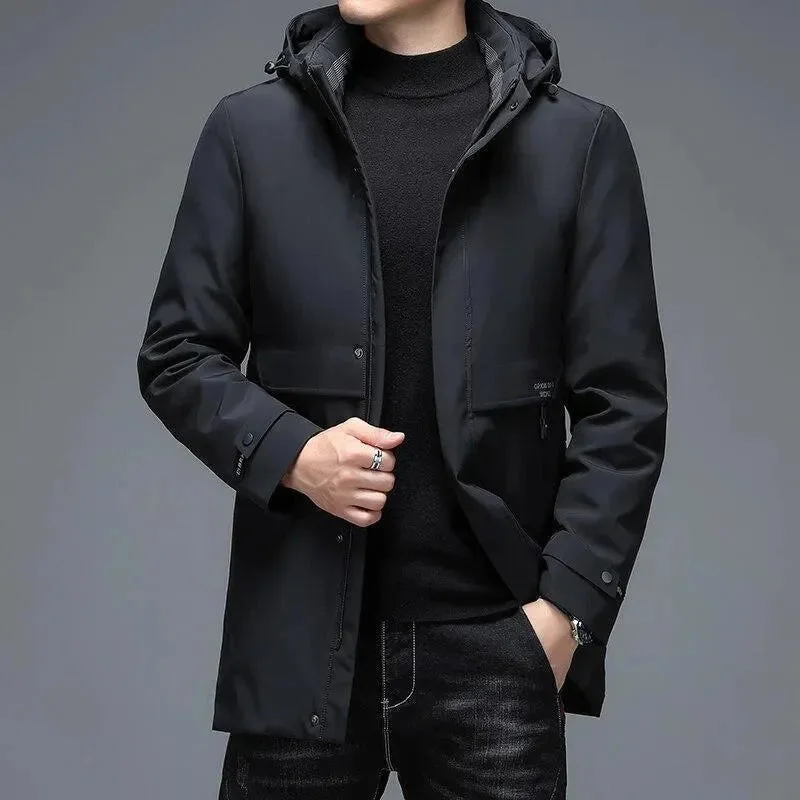 High-Quality Men's Duffle CoatsPuffer Winter Jacket For Men