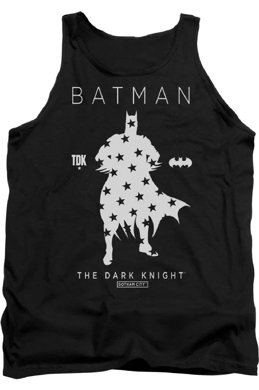 Men's Shirts with Elastic WaistbandsBatman Star Silhouette Adult Tank Top