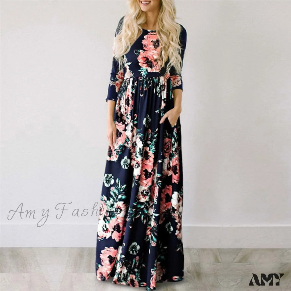 women's business casual dressesAmy Fashion - Ladies White Maxi Evening Party Dress