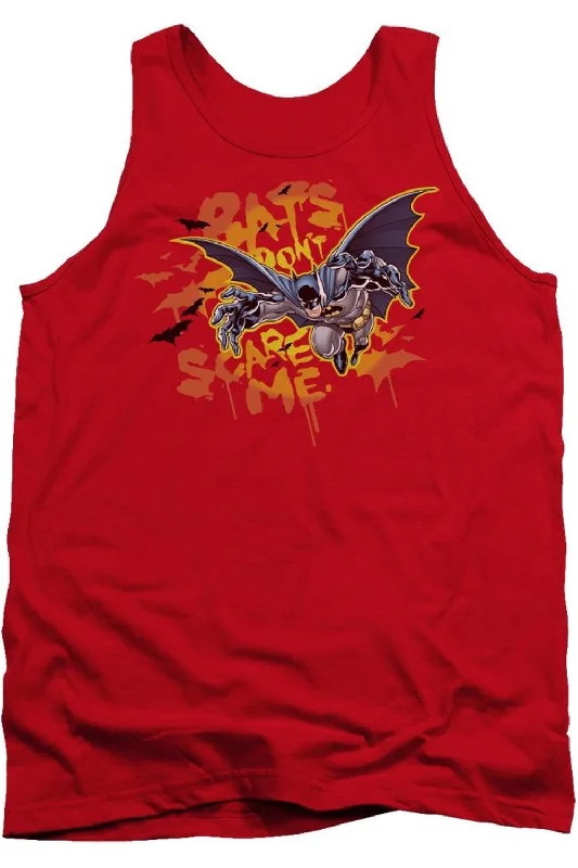 Men's Shirts with Spread CollarsBatman Bats Dont Scare Me Adult Tank Top