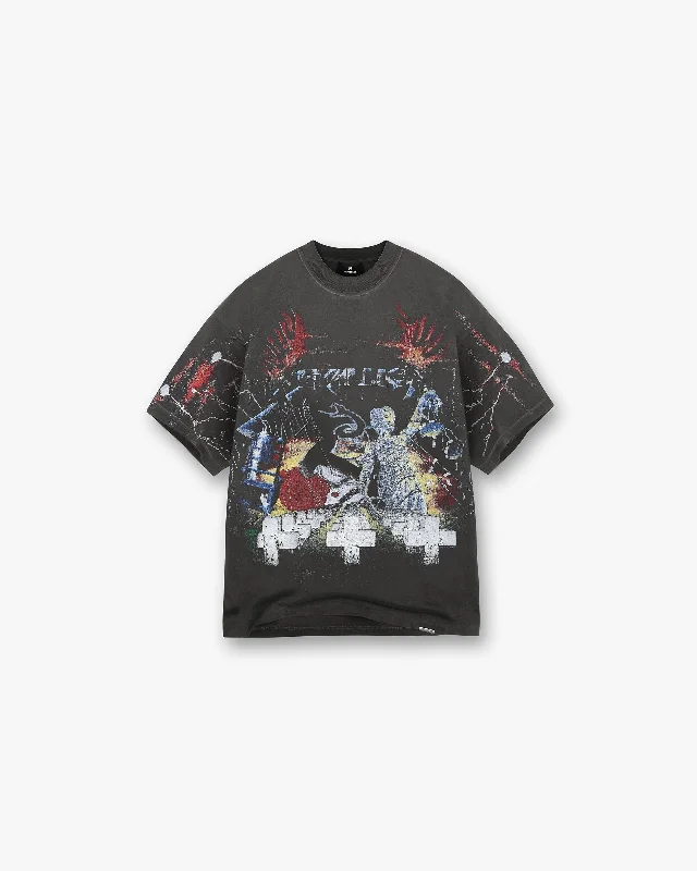 Men's Shirts with Contrast StitchingRepresent X Metallica Master Of Puppets T-Shirt - Vintage Grey Men's Shirts with Contrast StitchingRepresent X Metallica Master Of Puppets T-Shirt - Vintage Grey