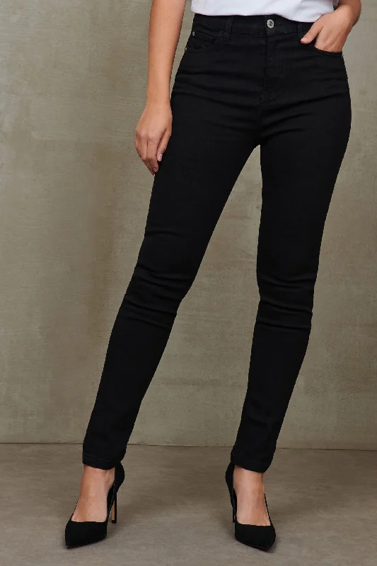 Men's Jeans for a Dressy OccasionJeans sculptant taille haute coupe ajustée - Femme