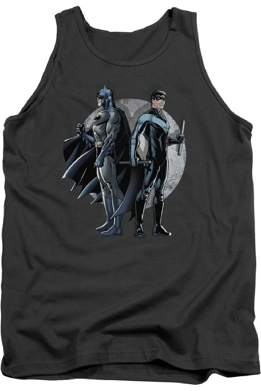 Men's Shirts with Single-Breasted DesignsBatman Spotlight Adult Tank Top