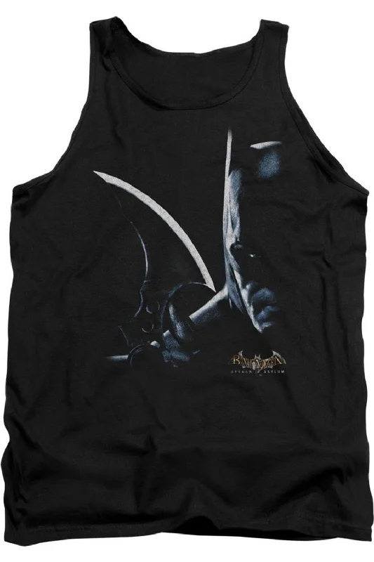 Men's Casual Shirts for Everyday WearBatman Arkham Asylum Arkham Batman Adult Tank Top
