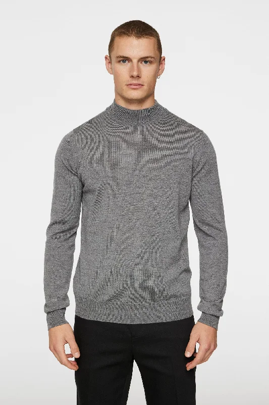 Men's Sweaters in Metallic ColorsKorman Merino Wool Turtle Neck