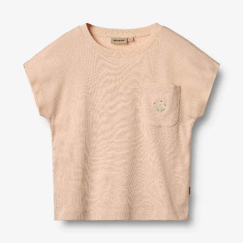 Men's Shirts with Roll-Up SleevesT-Shirt S/S Signe - rose water