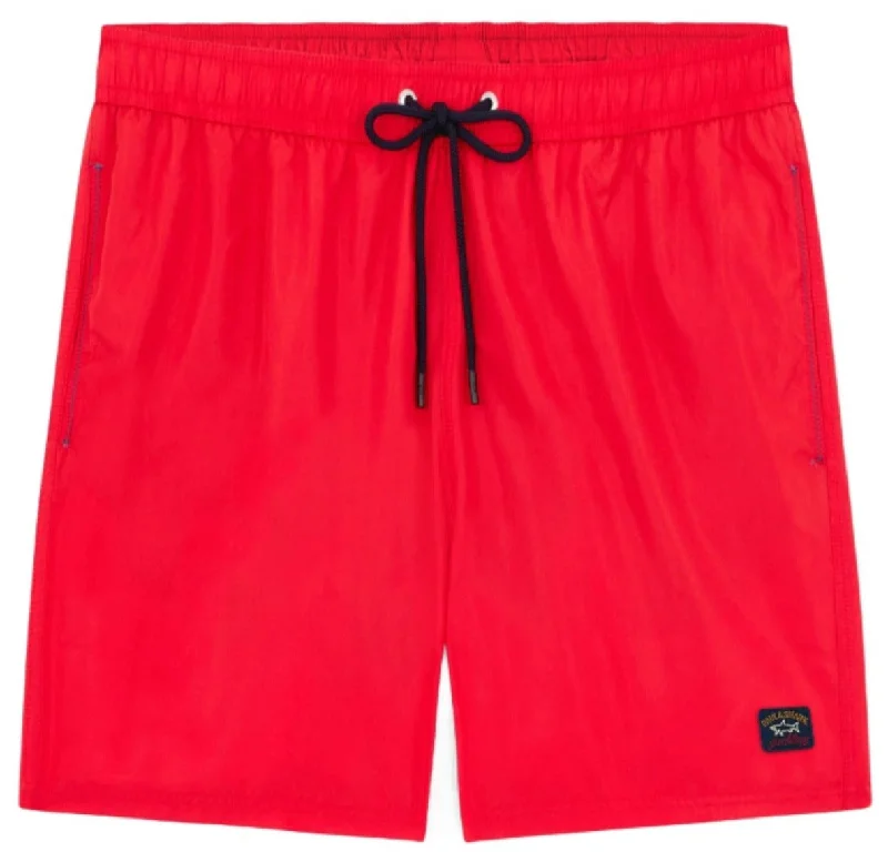 Men's Pants with Wrinkle-Resistant FabricID24305-Paul Shark Red Beach Short